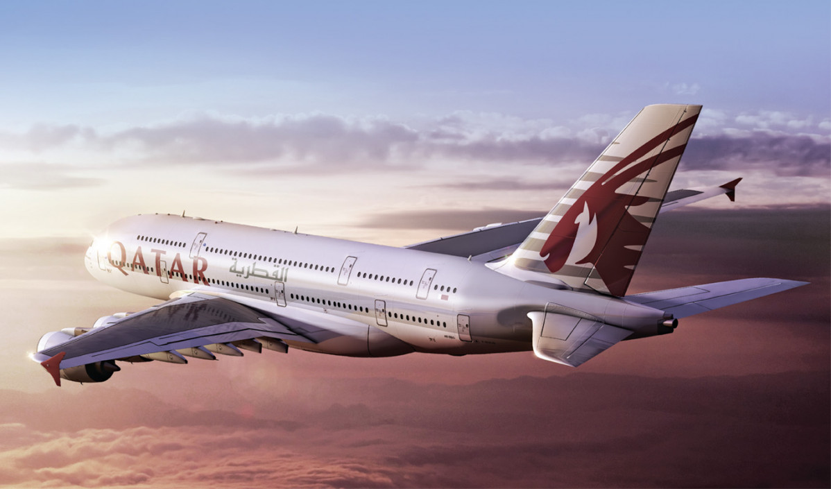 Qatar airways A380