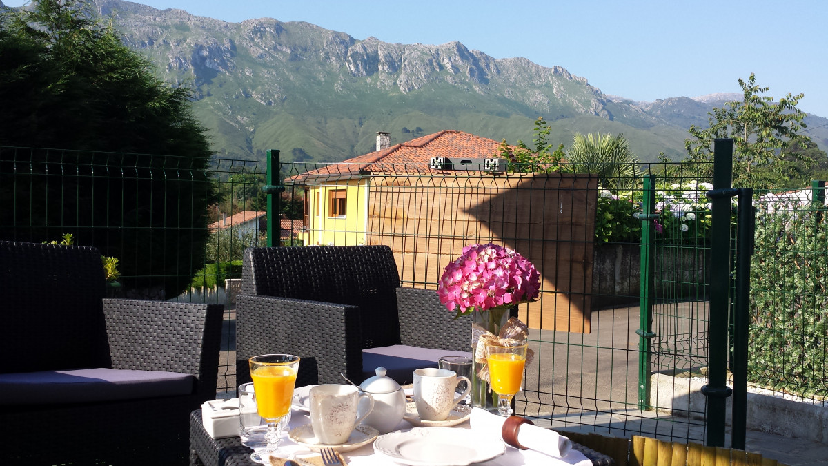 Desayuno en EL Rincon del Cuera