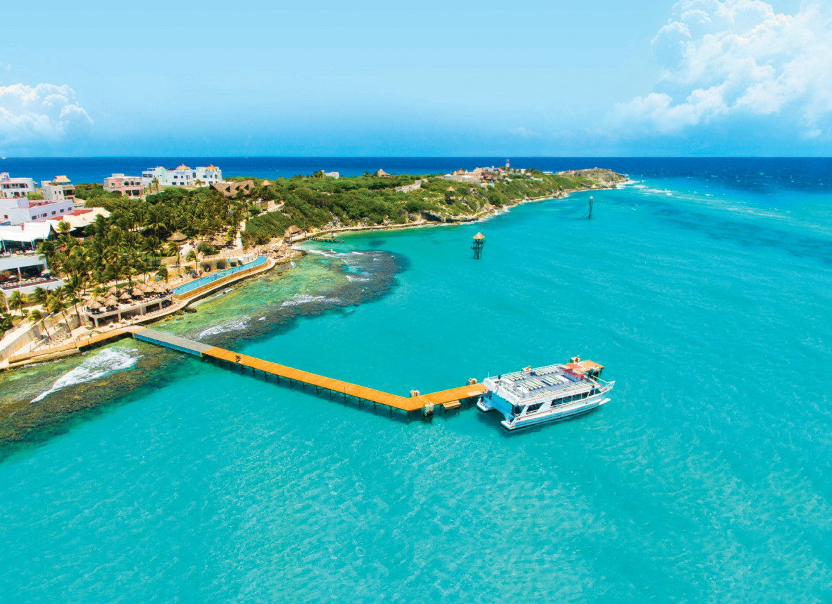 Garrafon park aerial view