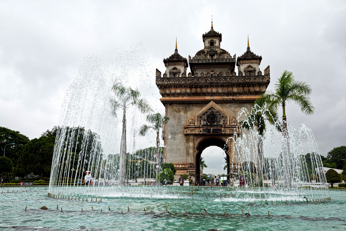 Vientiane Arco del Triunfo Patuxay