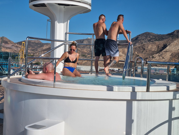 UNO DE LOS JACUZZIS